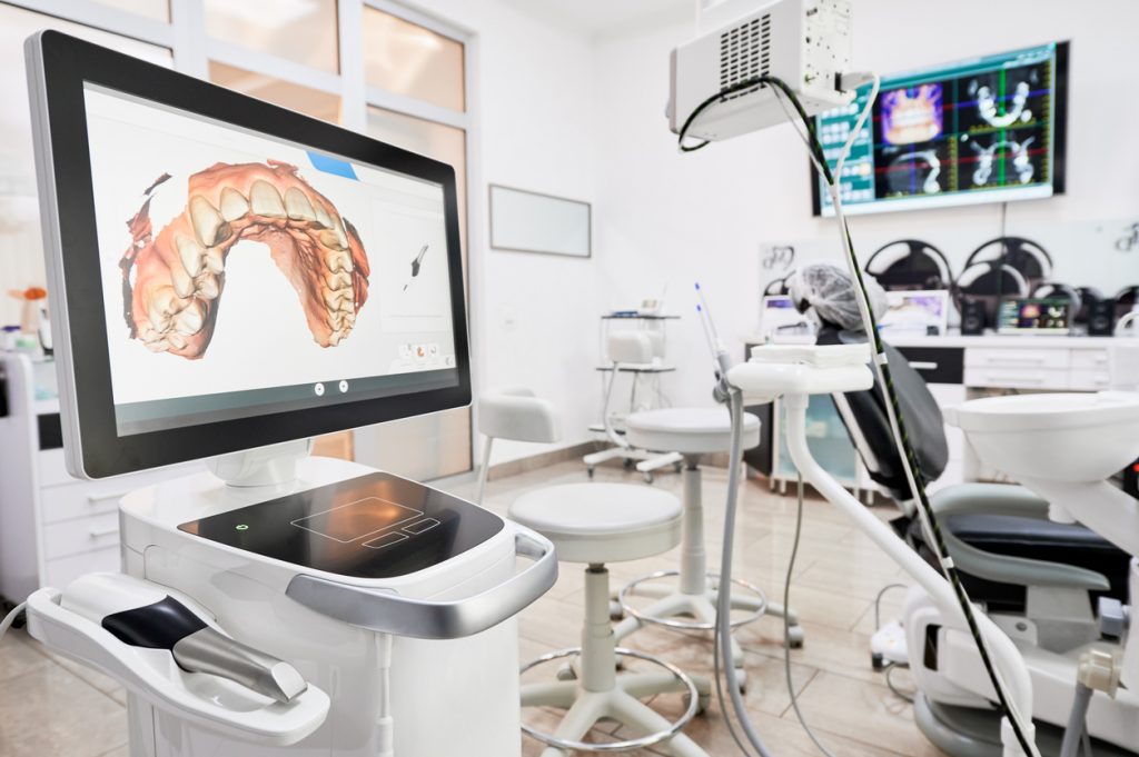 3D image of a dental scan